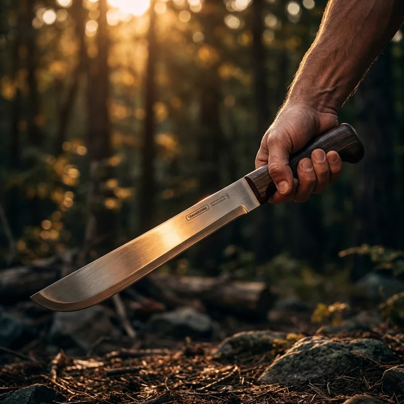 Tramontina — 18-Inch Latin Machete Carbon Steel Wood Handle - 5