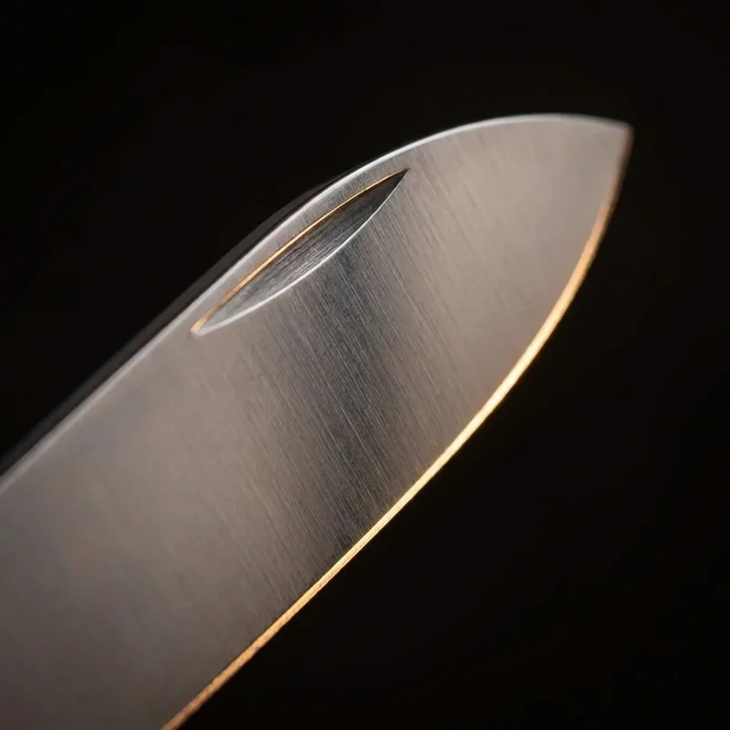 Victorinox — Mushroom Knife Stainless Steel Rosewood Handle Integrated Brush - 2