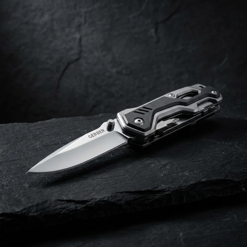 Gerber Center-Drive — Multi-Tool Knife 420HC Steel Center-Axis Bit Driver - 1