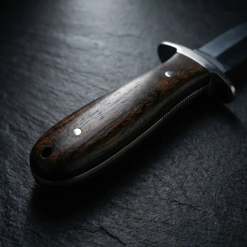 Toadfish Elite — Oyster Knife Ebony Wood Handle - 3