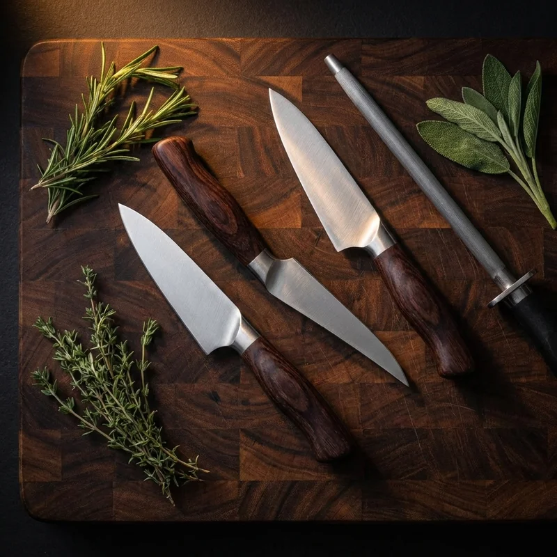 Robert Herder K2 — Carbon Steel Paring Knife Plum Wood Handle - 6