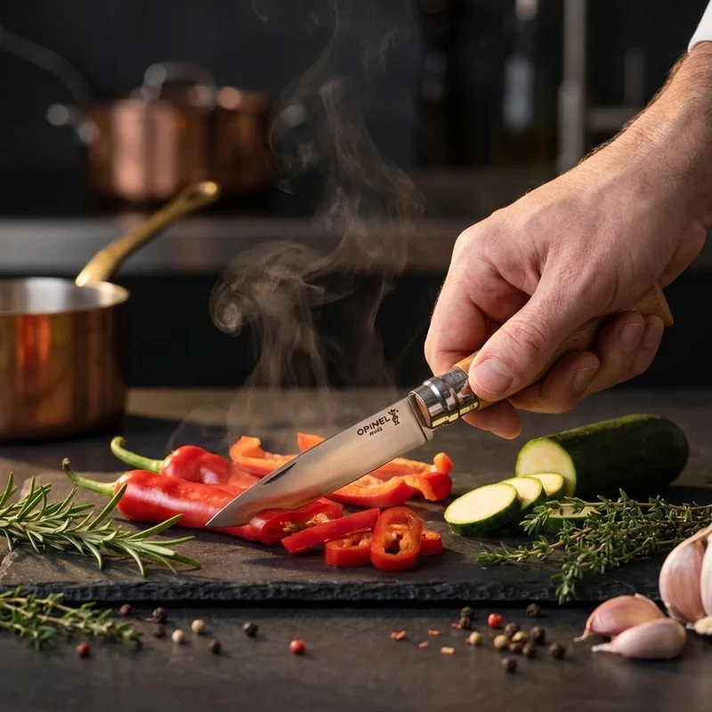 Opinel Les Essentiels — N°112 Paring Knife Stainless Steel Primavera Handle - 5