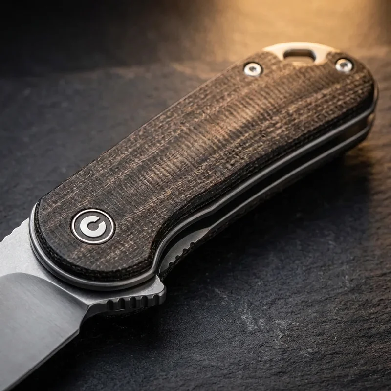 Civivi — Elementum D2 Steel Pocket Knife Micarta Handle Liner Lock - 3