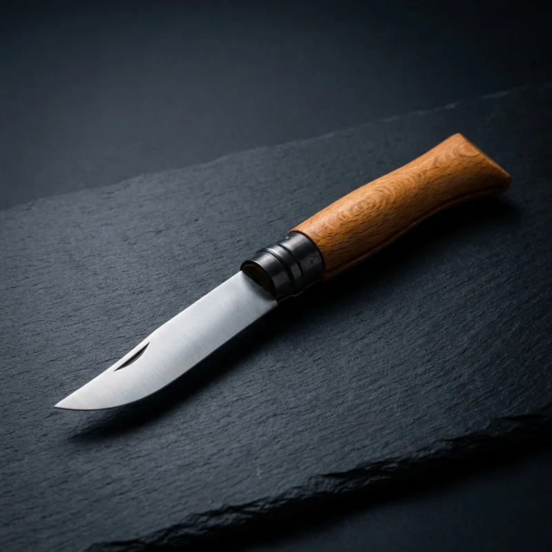 Opinel N°10 — Folding Pruning Knife Carbon Steel Beech Handle - 1
