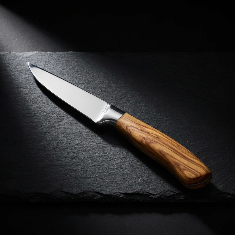 Laguiole en Aubrac — Forged Steak Knife Olive Wood Handle - 1
