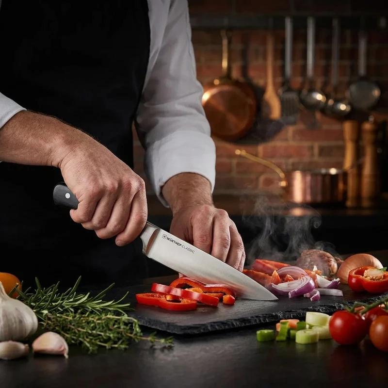 Wüsthof Classic — Precision-Forged Steak Knife Black Handle - 5