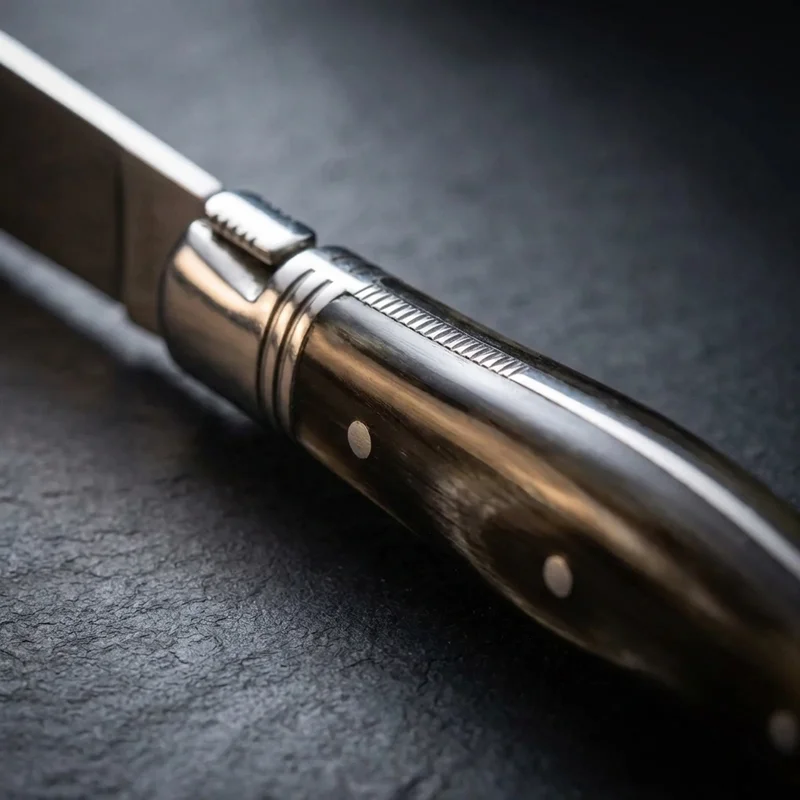 Jean Dubost Laguiole — Steak Knife Horn Tip Handle - 3