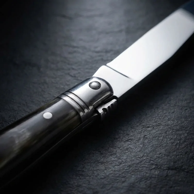 Jean Dubost Laguiole — Steak Knife Horn Tip Handle - 4