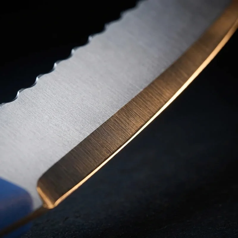 Victorinox Swiss Modern — Wavy Edge Steak Knife Cornflower Blue - 2