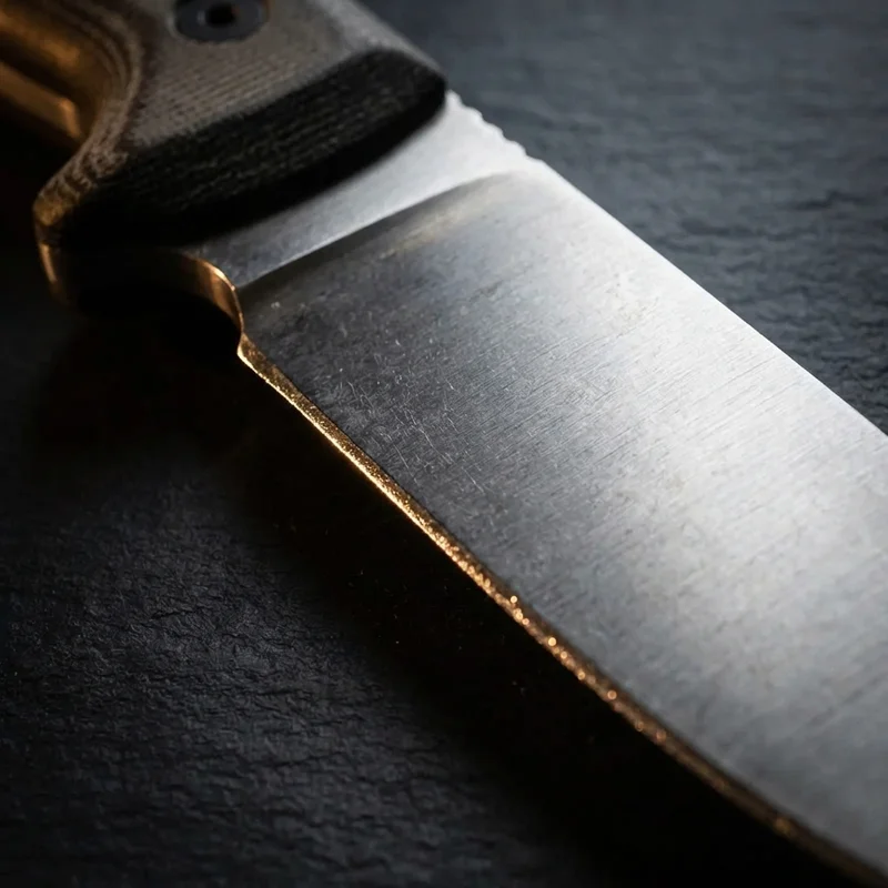 ESEE 6P — 1095 Carbon Steel Survival Knife Micarta Handle - 2