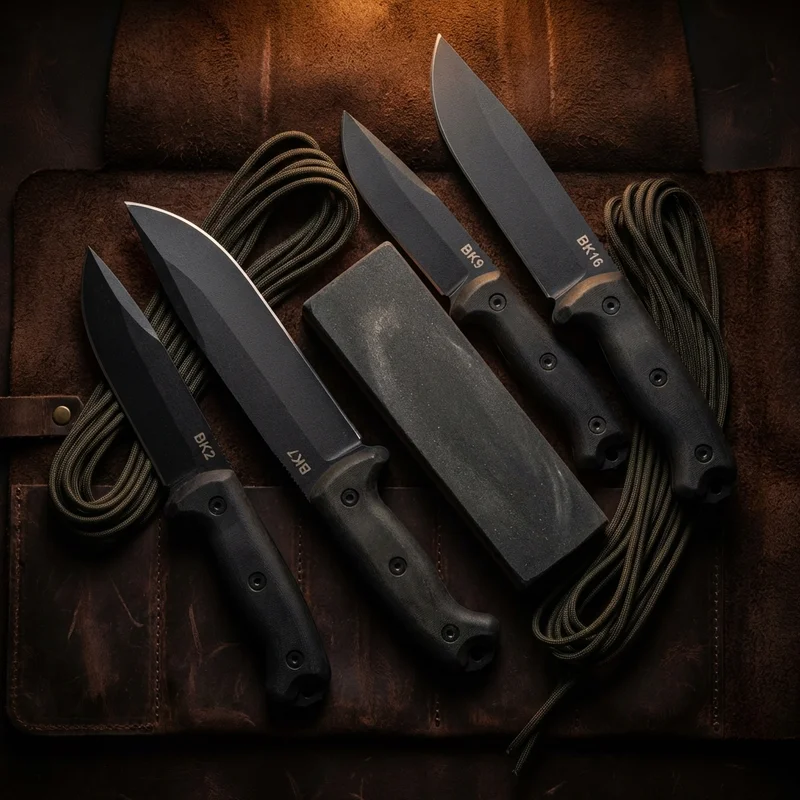 Ka-Bar Becker BK2 — 1095 Cro-Van Survival Companion Fixed Blade - 6