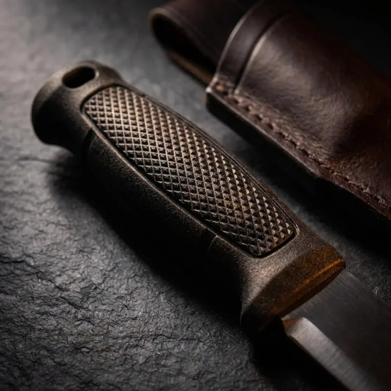 Mora Garberg — Carbon Steel Full-Tang Survival Knife Leather Sheath - 3