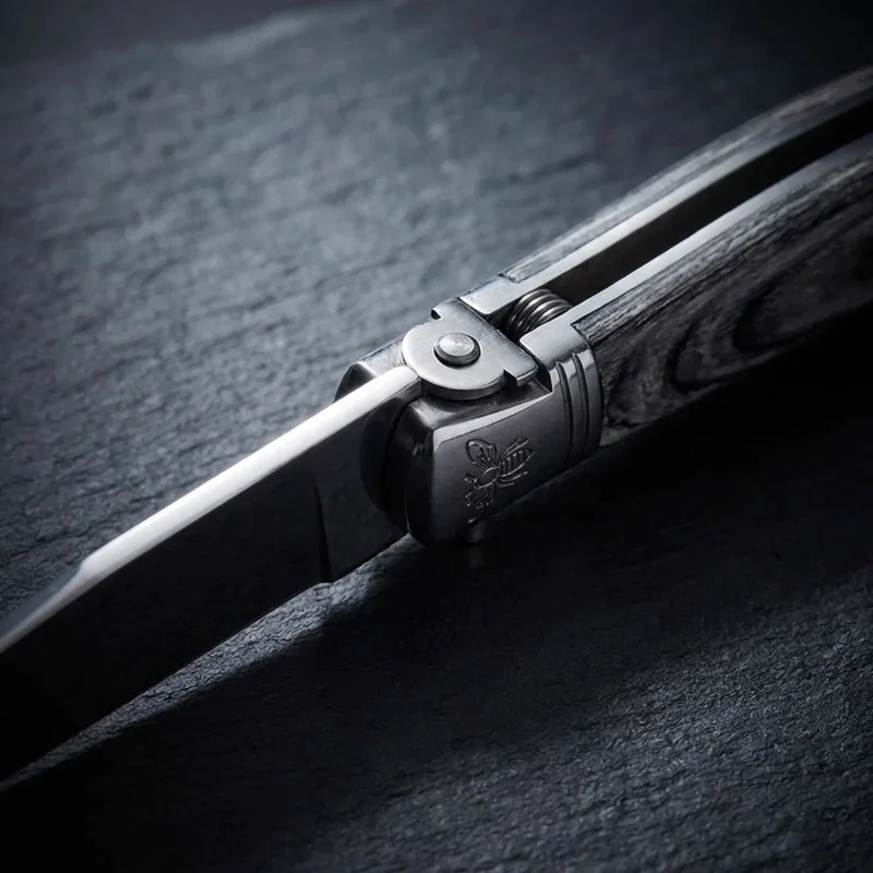 Jean Dubost — Laguiole Table Knife Stainless Steel Mineral Handle - 4