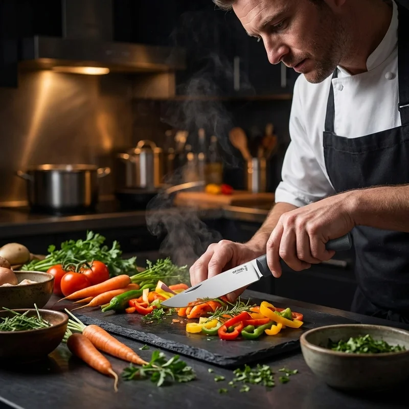 Opinel Bon Appetit — Table Knife Stainless Steel Anthracite Polymer Handle - 5