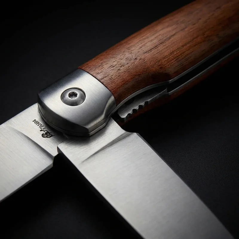 Robert Herder — Buckels Table Knife Carbon Steel Cherry Wood Handle - 4