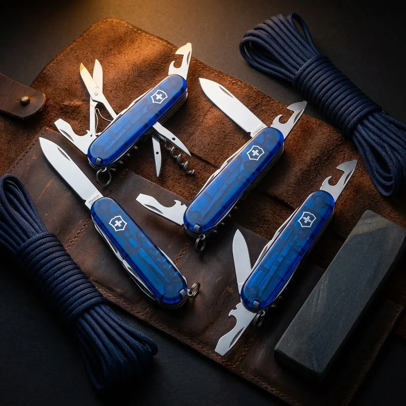 Victorinox Climber — Swiss Army Knife 14-Function Translucent Sapphire - 6
