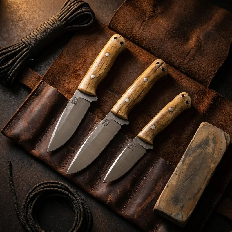 Bark River — Norse Viking Knife CPM-3V Steel Antique Bone Handle - 6